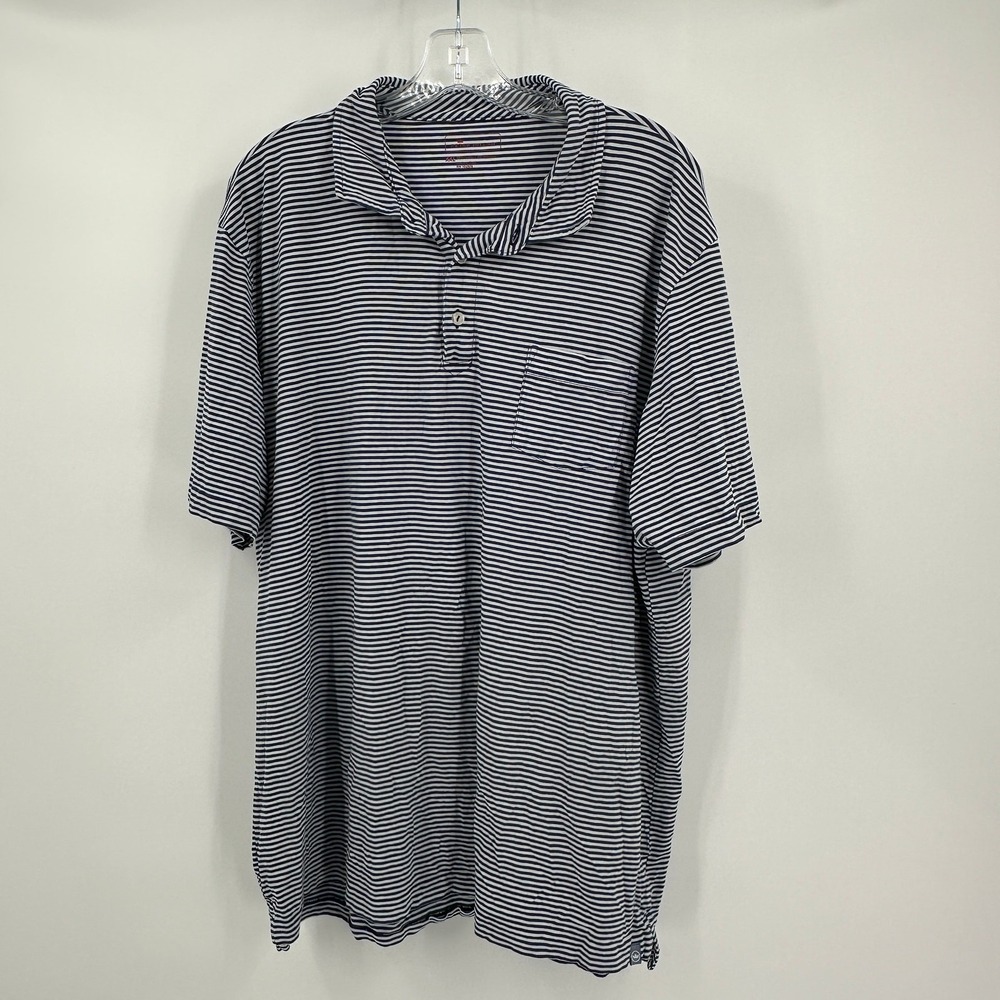 Peter Millar Mens Striped Golf Polo Size XXL Preppy Country Club Athleisure